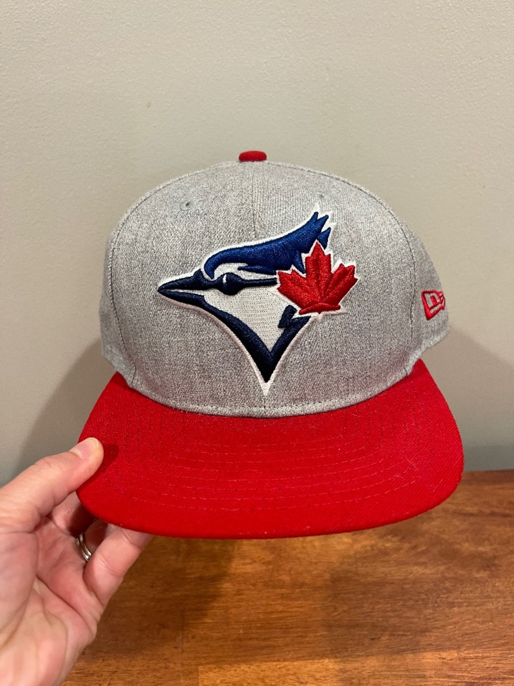 Toronto Blue Jays MLB New Era 59FIFTY Cap Original Fit Snapback Hat Gray